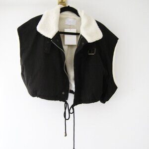 NWT Oak + Fort Sherpa Lined Nylon Vest S